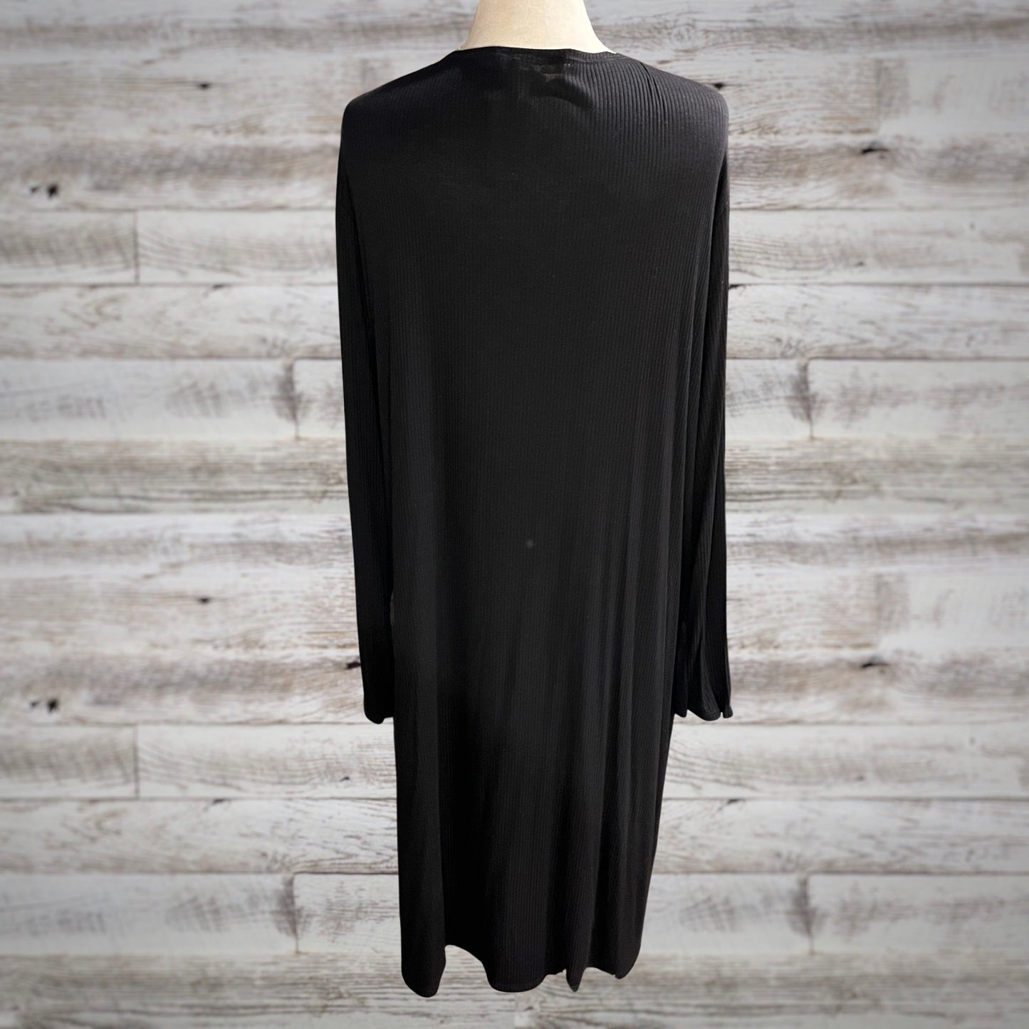 PLUS Ribbed Slouchy Lounge Duster Cardigan