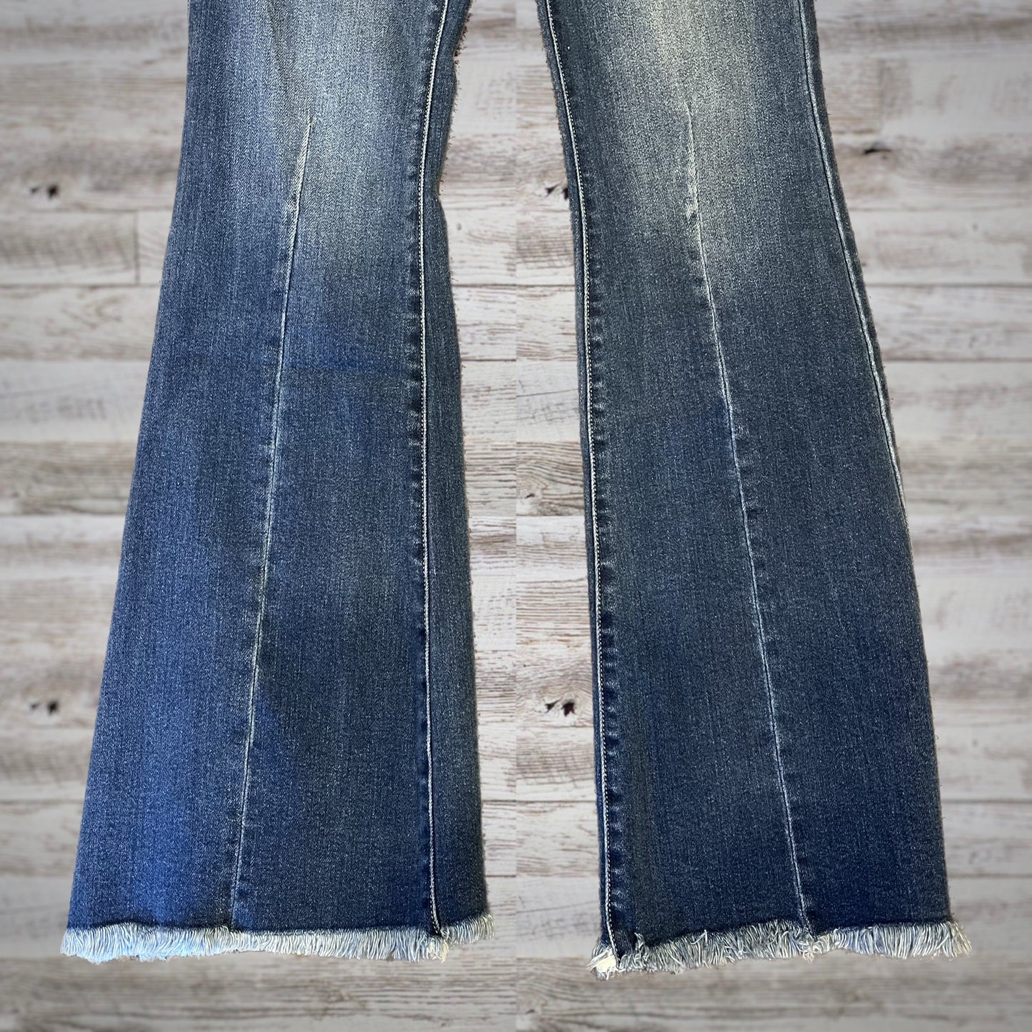 Kancan Western Flare High Rise Jeans