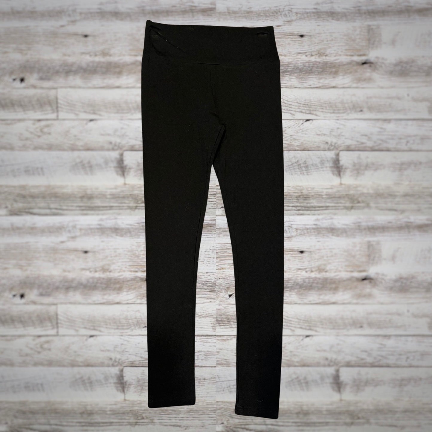 Classic Cotton High Rise Black Leggings
