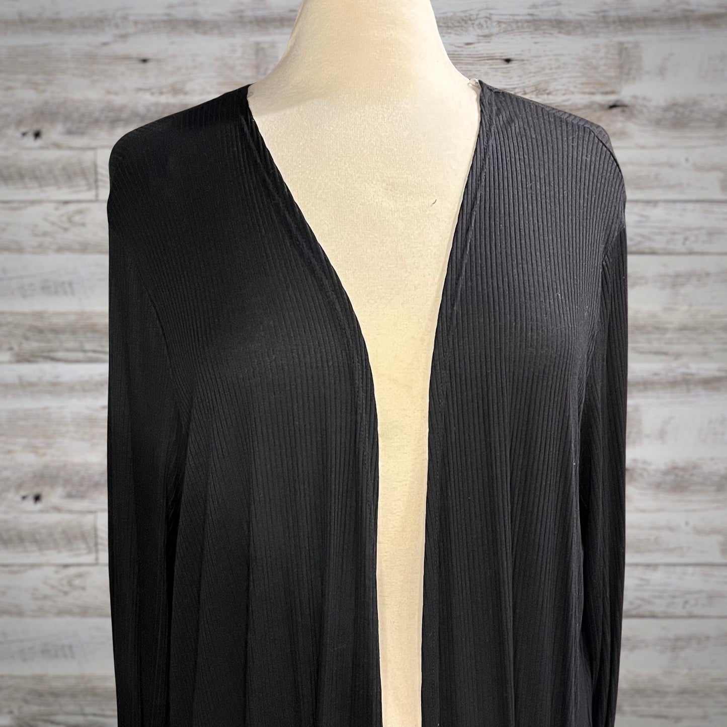 PLUS Ribbed Slouchy Lounge Duster Cardigan