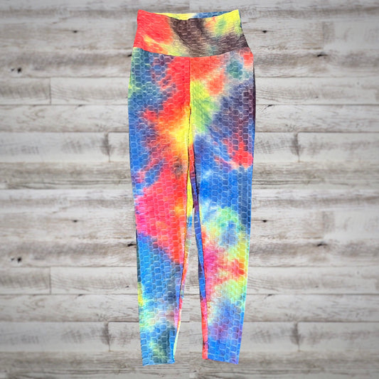PLUS Tie-Dye Butt Lifting Scrunch Textured Leggings