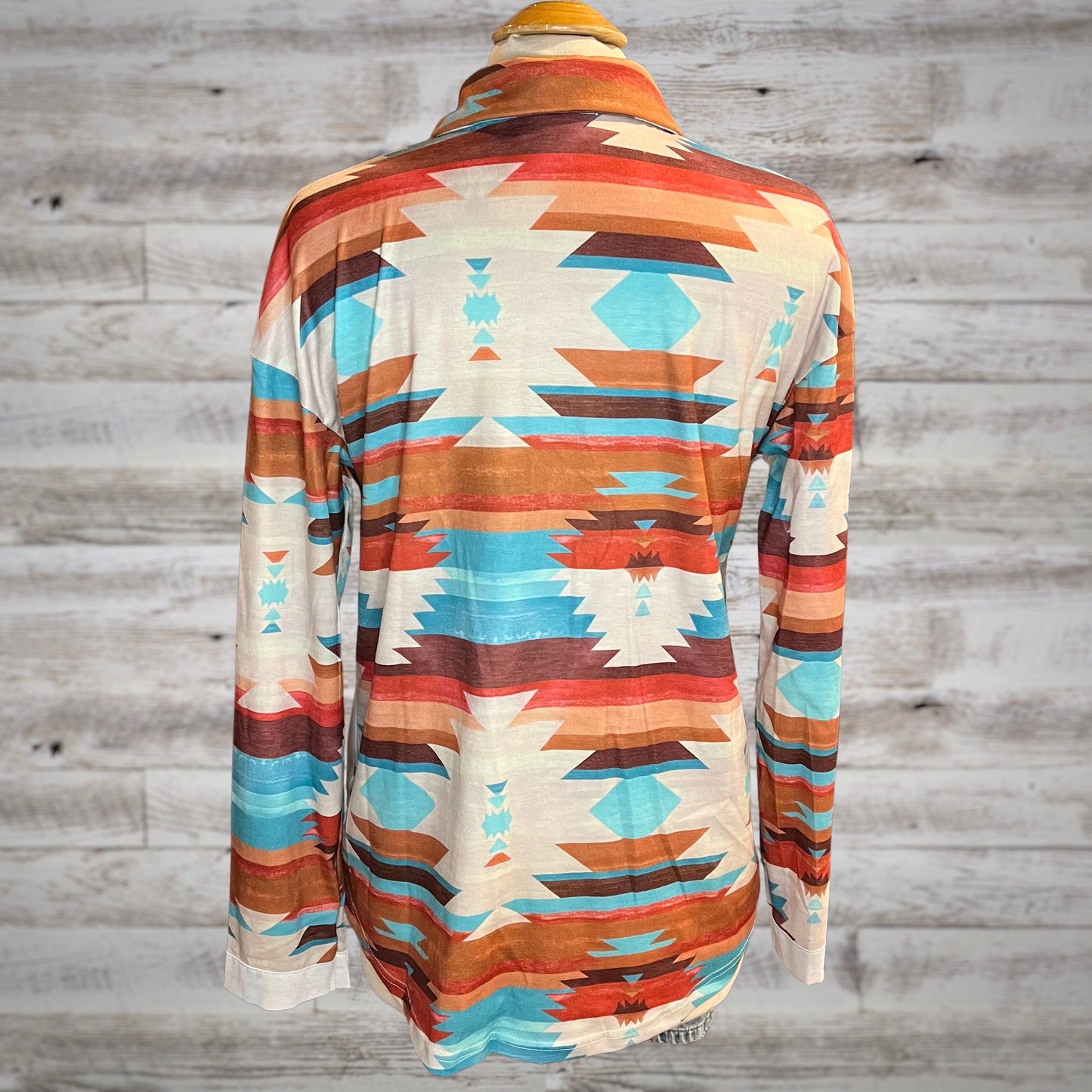 Santa Fe Southwestern Print Button Down Shirt