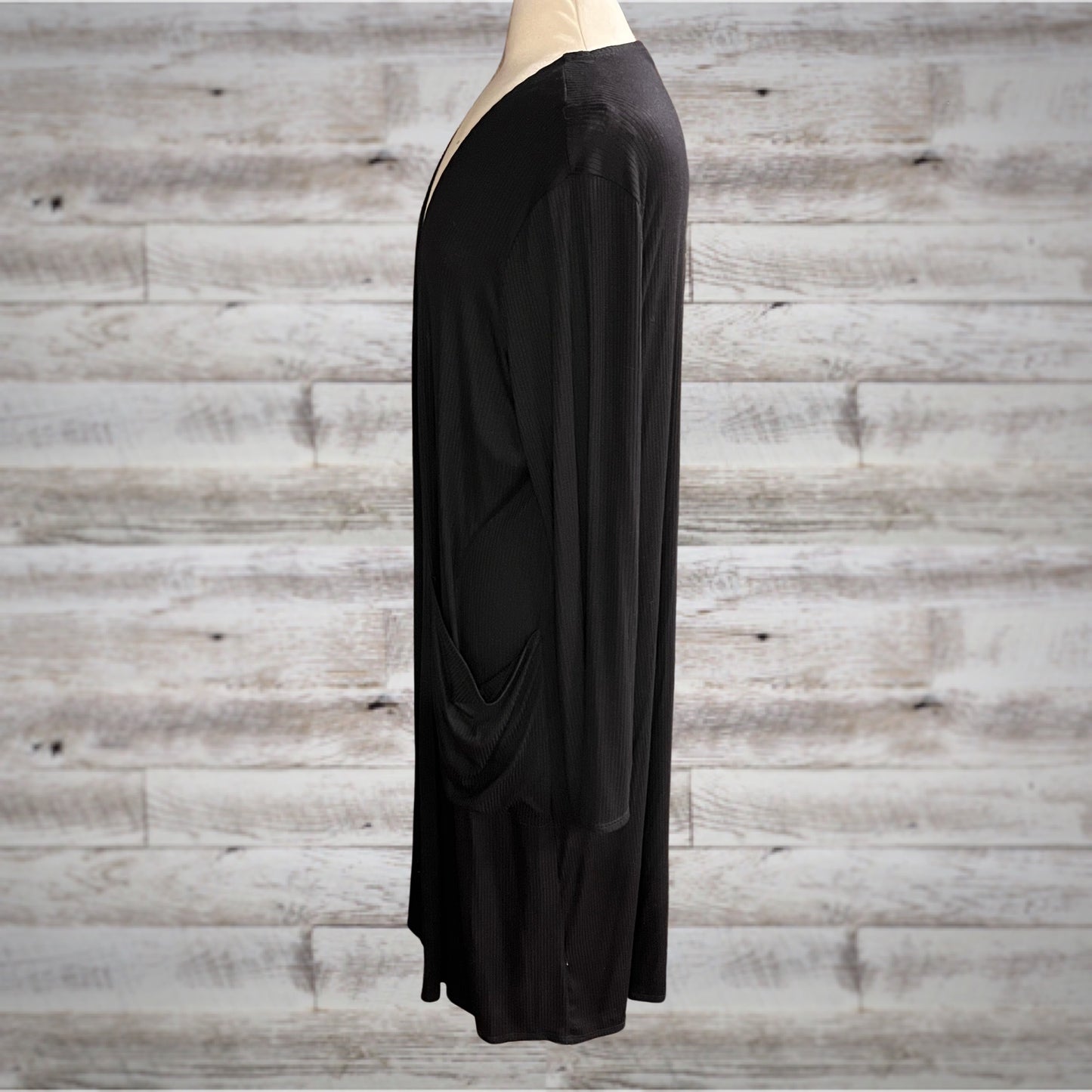 PLUS Ribbed Slouchy Lounge Duster Cardigan