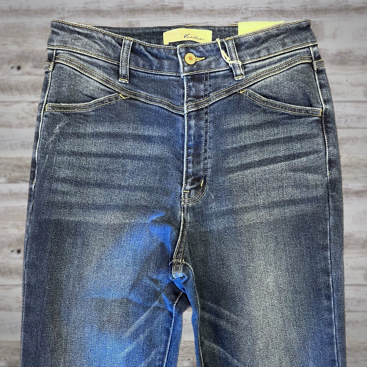 Kancan Western Flare High Rise Jeans