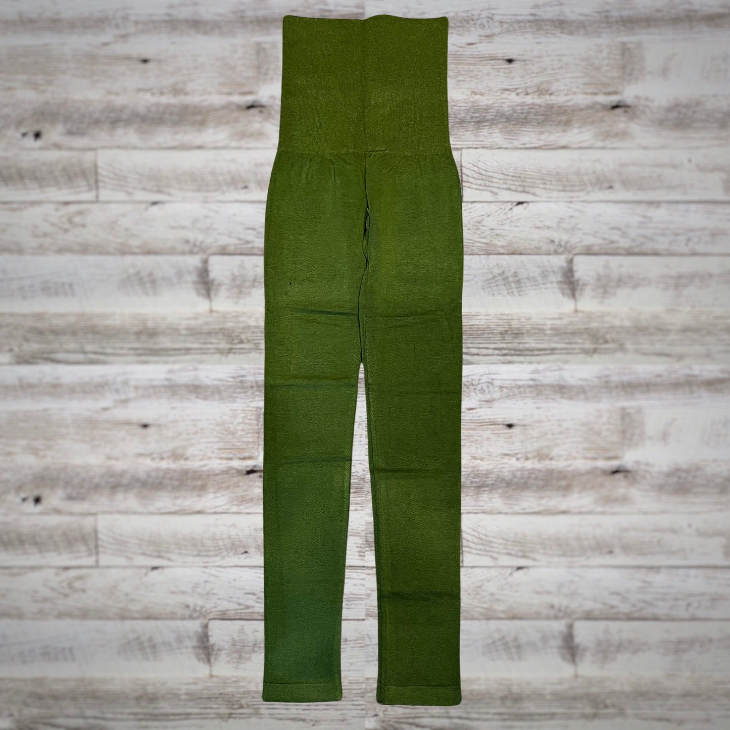 Slimming High Rise Compression Knit Leggings