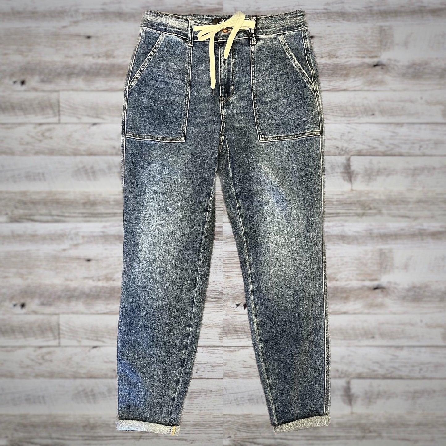 PLUS Judy Blue Jogger Style Extra Stretch Jeans