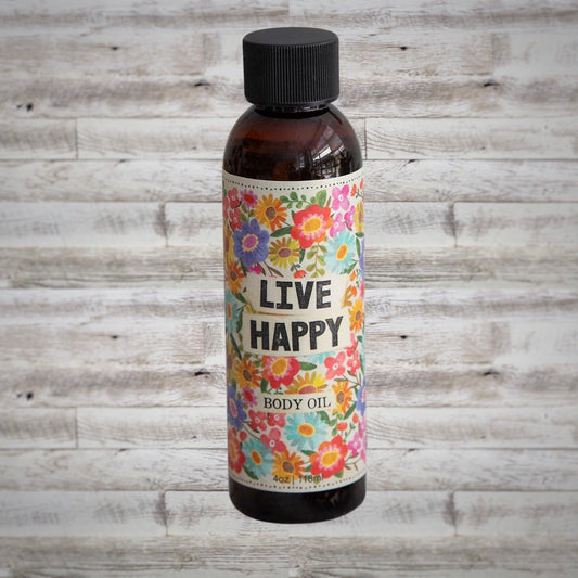 Natural Life Live Happy Body Oil