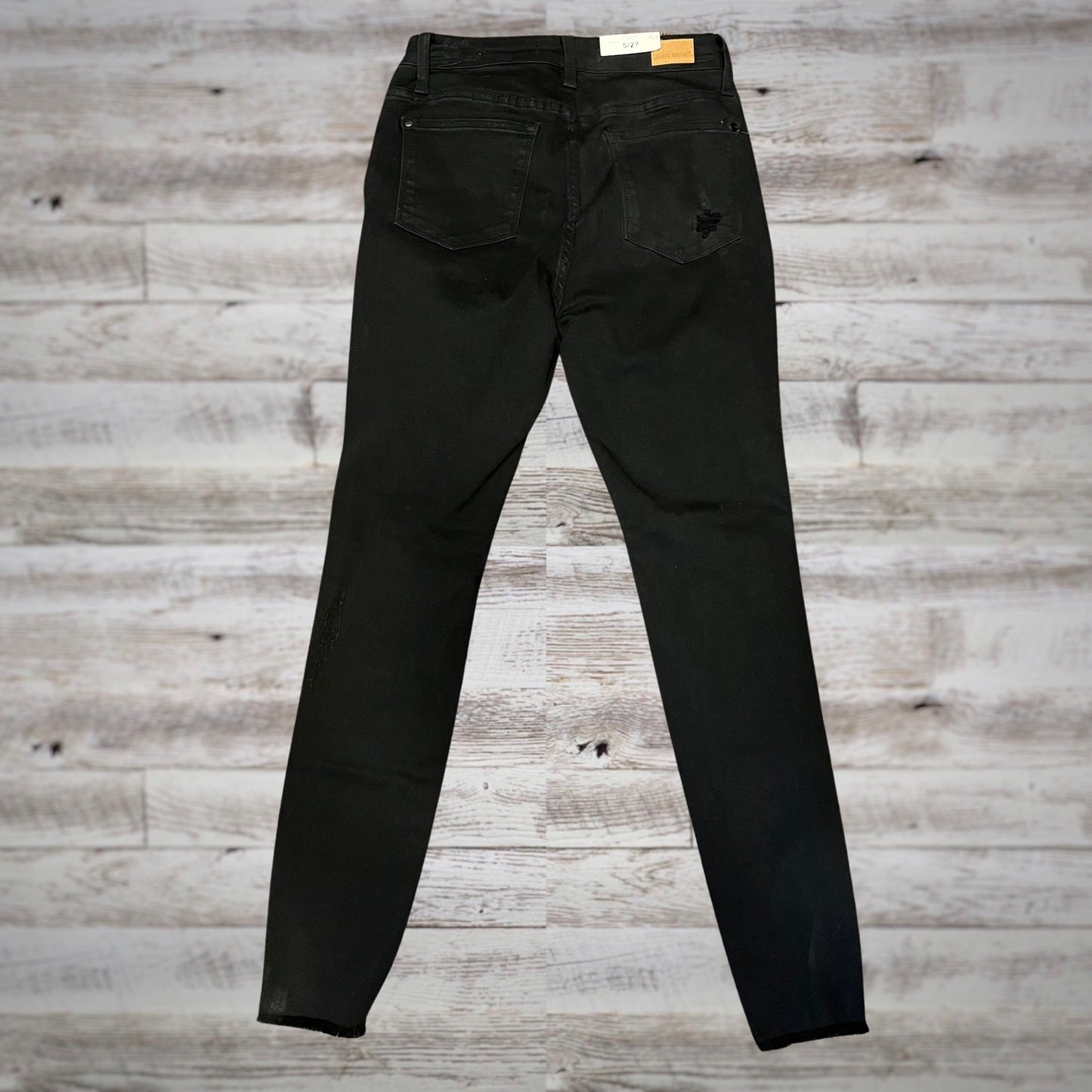 Judy Blue High Rise Black Distressed Skinny Jeans