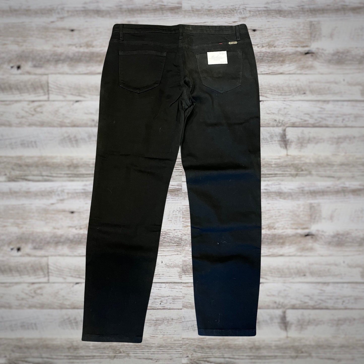 PLUS Kancan Solid Black Skinny Jeans in Mid Rise