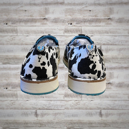 Very G Cow Print Slip On Canvas Shoes