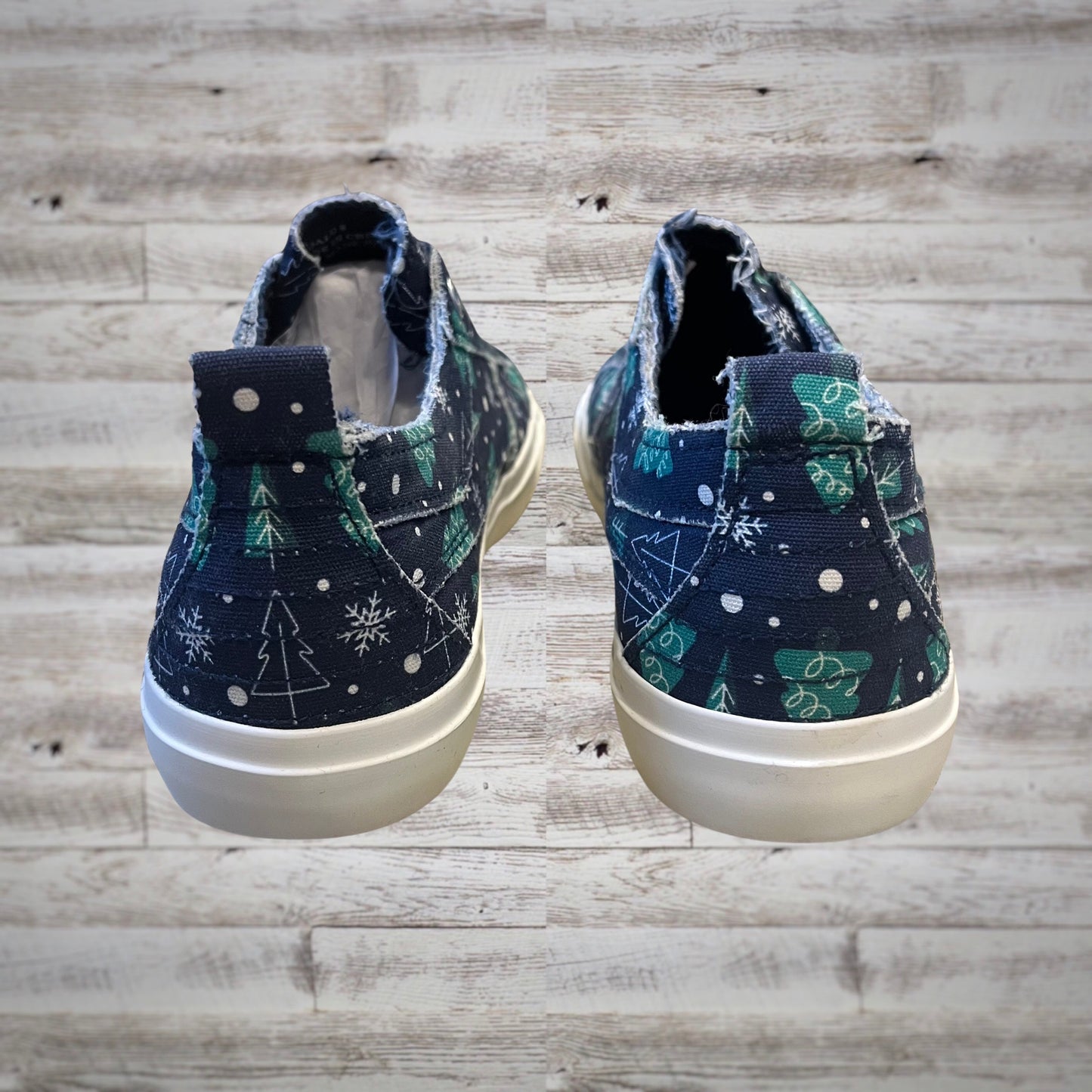 Corky's Winter Trees Canvas Slip On Sneakers