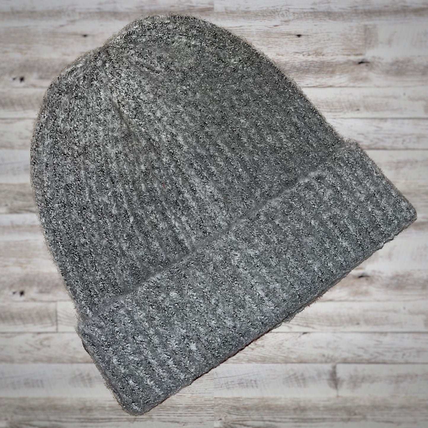 Plush Ribbed Knit Winter Beanie