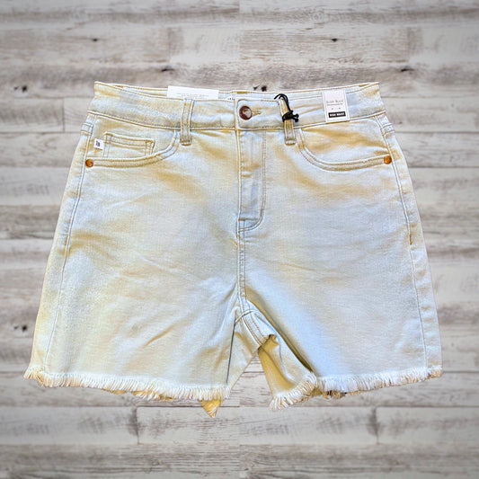 Judy Blue Cut-Off High Rise Jean Shorts in Light Wash